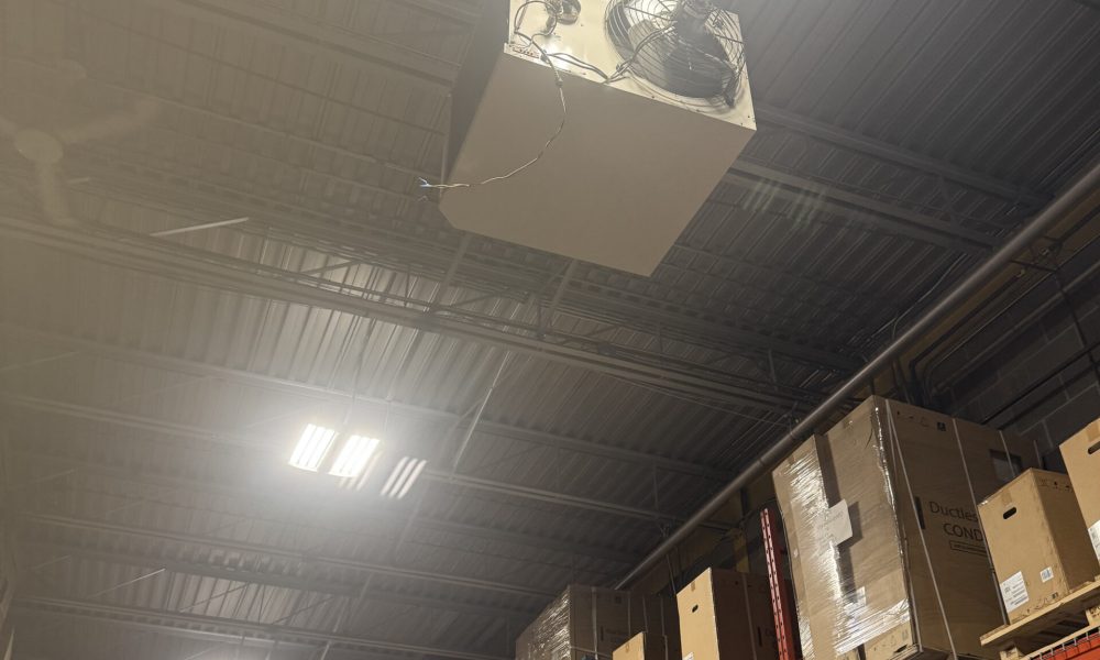 unit heater install